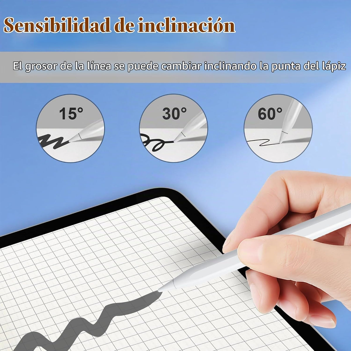 Lápiz óptico para iPad 2026-2018, lápiz de carga rápida de 15 minut...