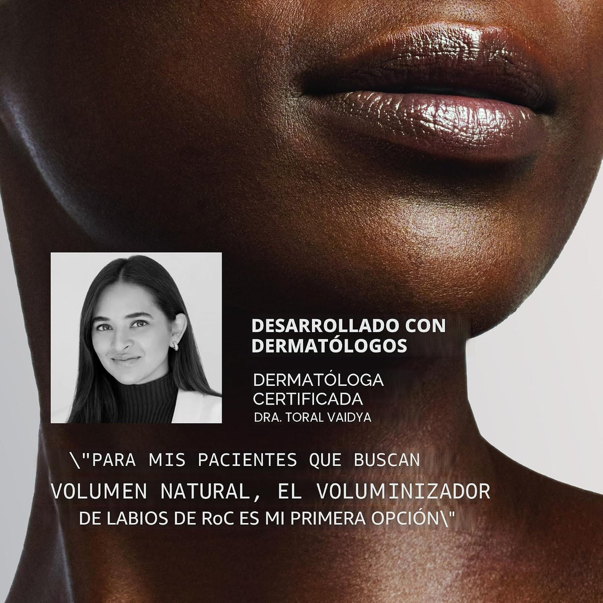 RoC Derm Correxion Voluminizador de labios, suero de labios de ácid...