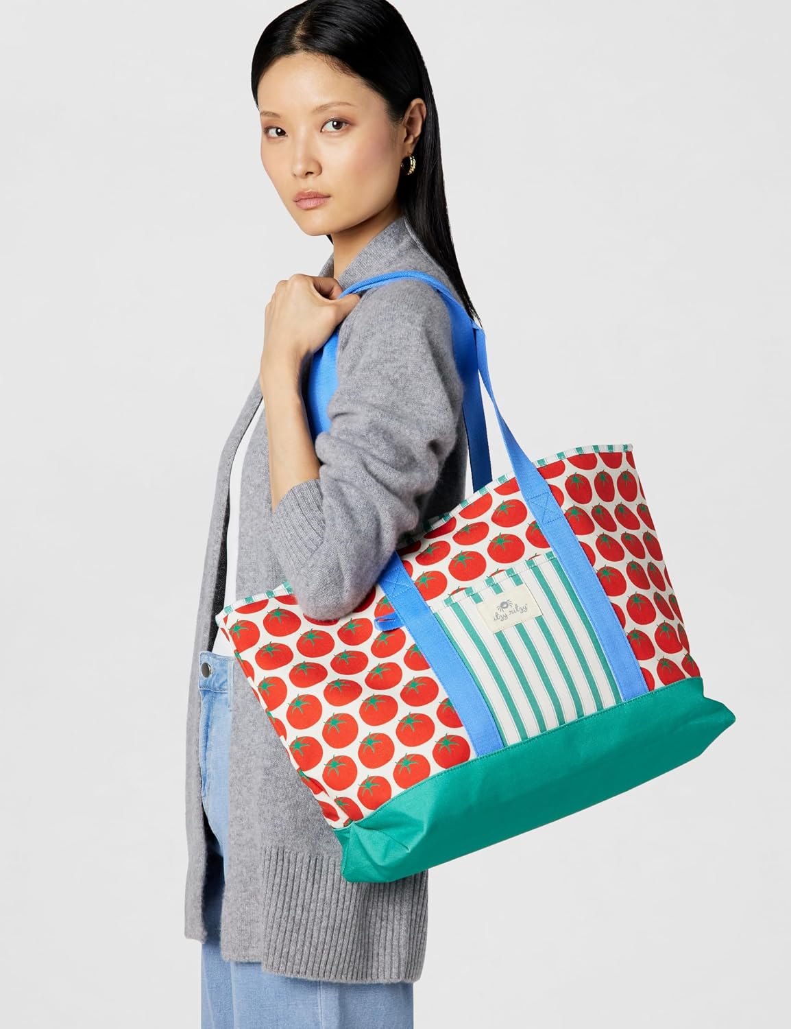 Itzy Ritzy Bolsa de lona Mome con cierre de cremallera y 4 bolsillo...