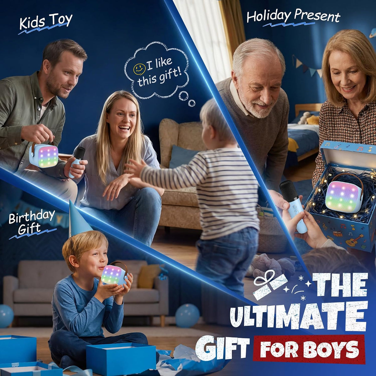 YLL Máquina de karaoke para niños, los mejores regalos de cumpleaño...