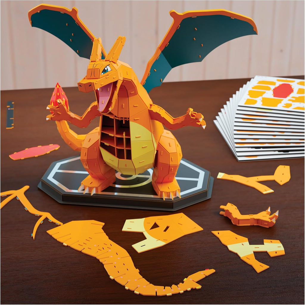 4D Build, Kit de modelo 3D de Pokémon Charizard, figura de Pokémon,...