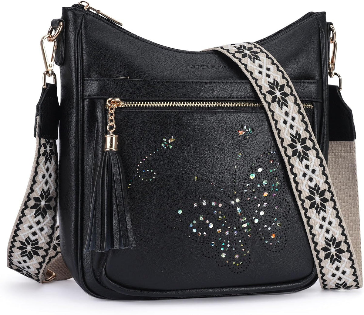KITEVIUN - Bolsos tipo bandolera medianos para mujer, modernos, bol...