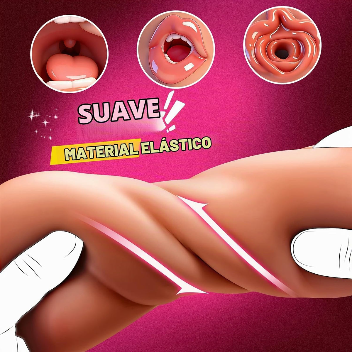 Soarppie Masturbador masculino de bolsillo coño - juguete sexual pa...