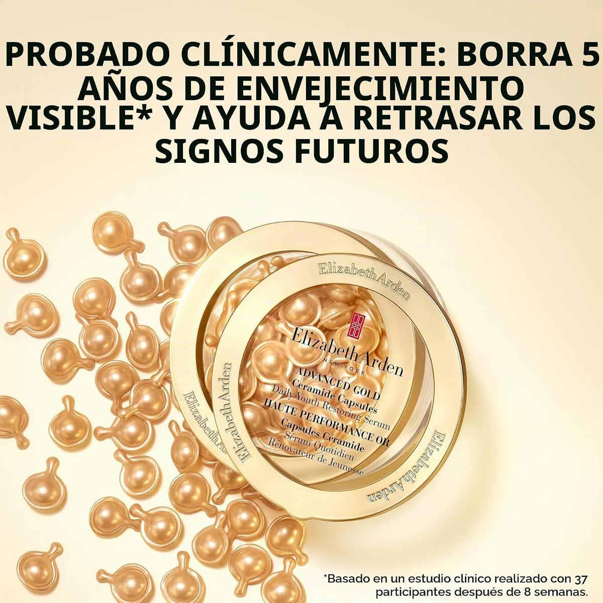 Elizabeth Arden Suero restaurador diario de la juventud de las cáps...