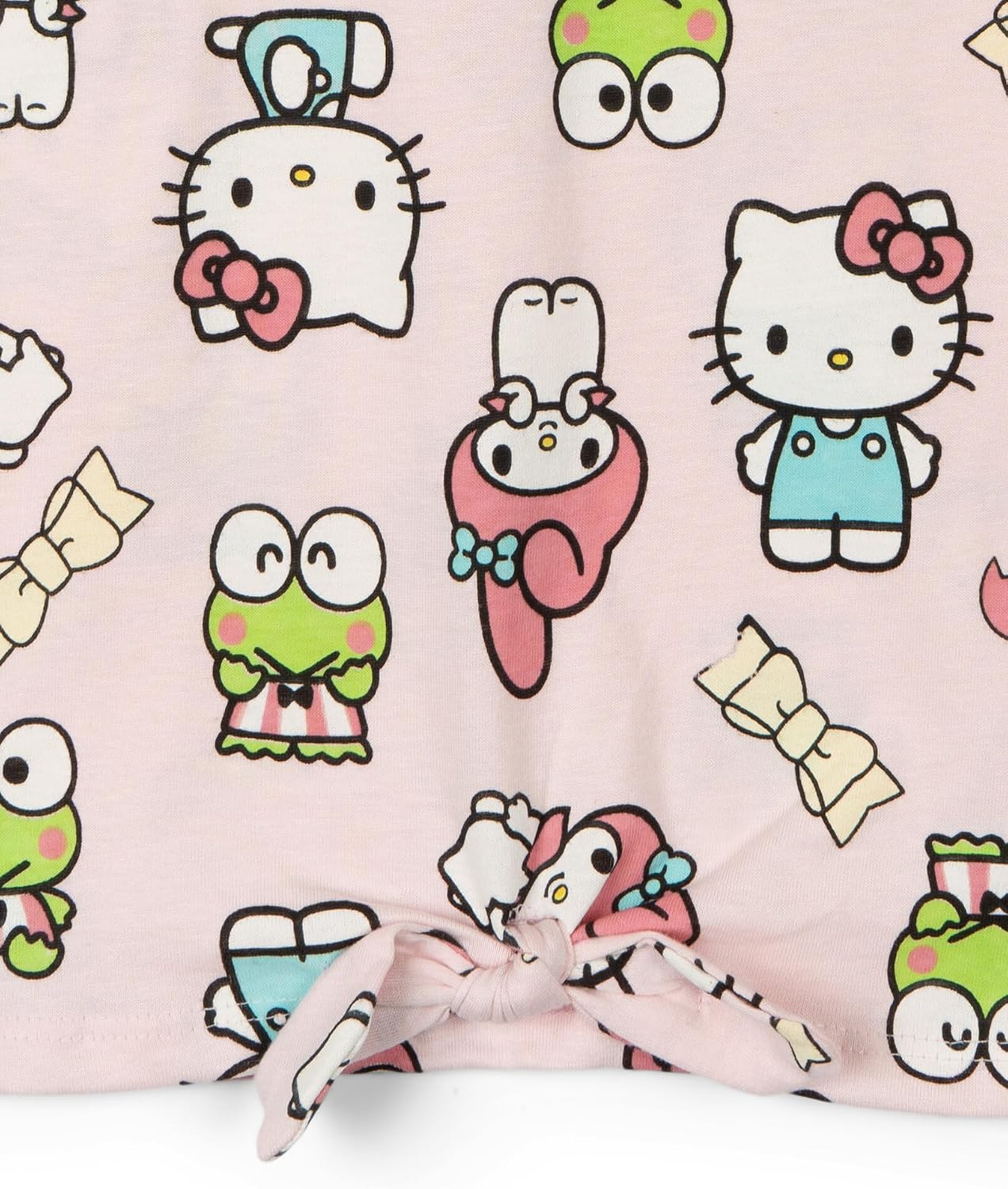 Hello Kitty Paquete de 3 camisetas de manga corta para niñas pequeñ...
