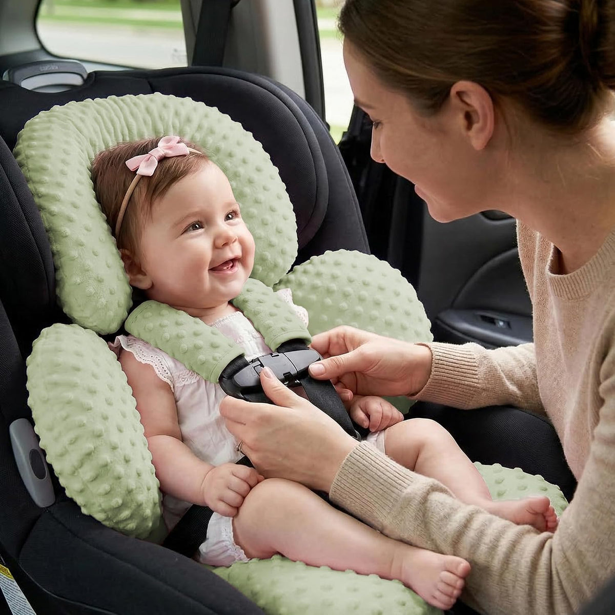Pro Goleem Inserto de asiento de automóvil infantil, soporte para e...