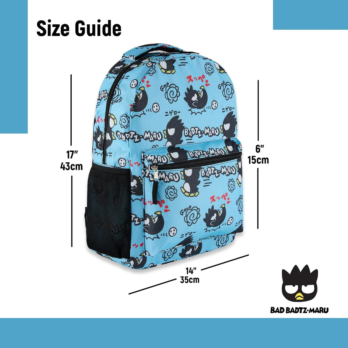 Mochila escolar completa Hello Kitty - My Melody, Kuromi, Keroppi,...