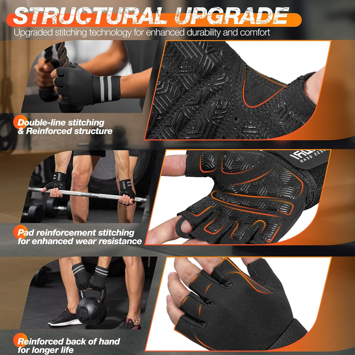 SIMARI Guantes de gimnasio de entrenamiento para hombres y mujeres,...