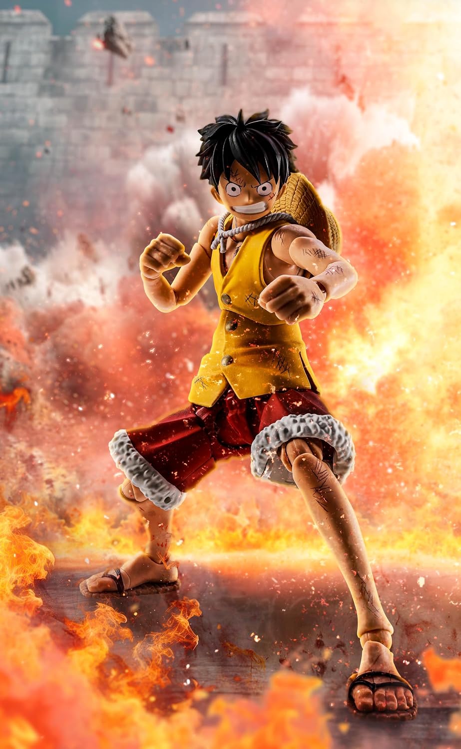 TAMASHII NATIONS - One Piece - Monkey D. Luffy -Summit War of Marin...