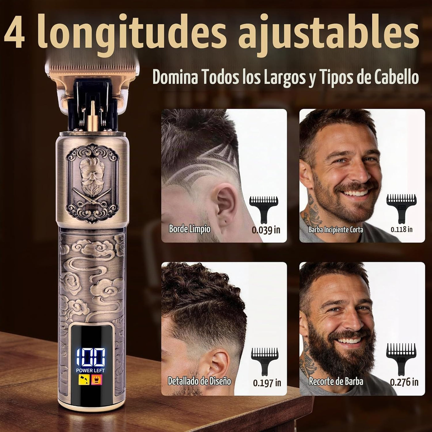 Ufree Afeitadora de papel y recortadora de pelo de barba, maquinill...