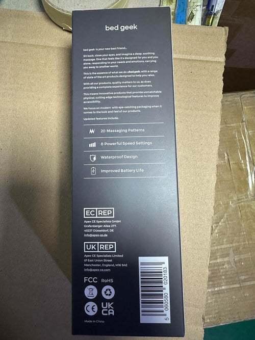 Bed Geek - Masajeador personal de varita con nueva función de memor...