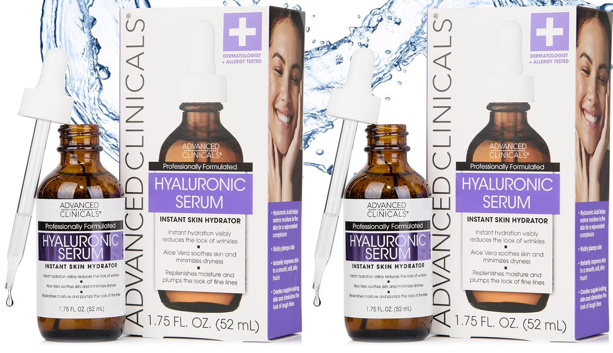 Advanced Clinicals Suero de ácido hialurónico para la cara | Produc...