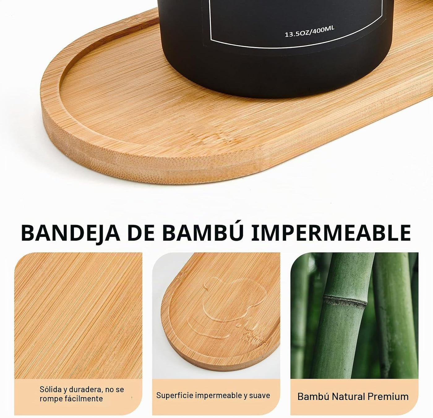 Paquete de 3 soportes Qtip para baño con bandeja, soporte de 13.5 o...