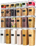 Vtopmart Recipientes herméticos para almacenamiento de alimentos co...