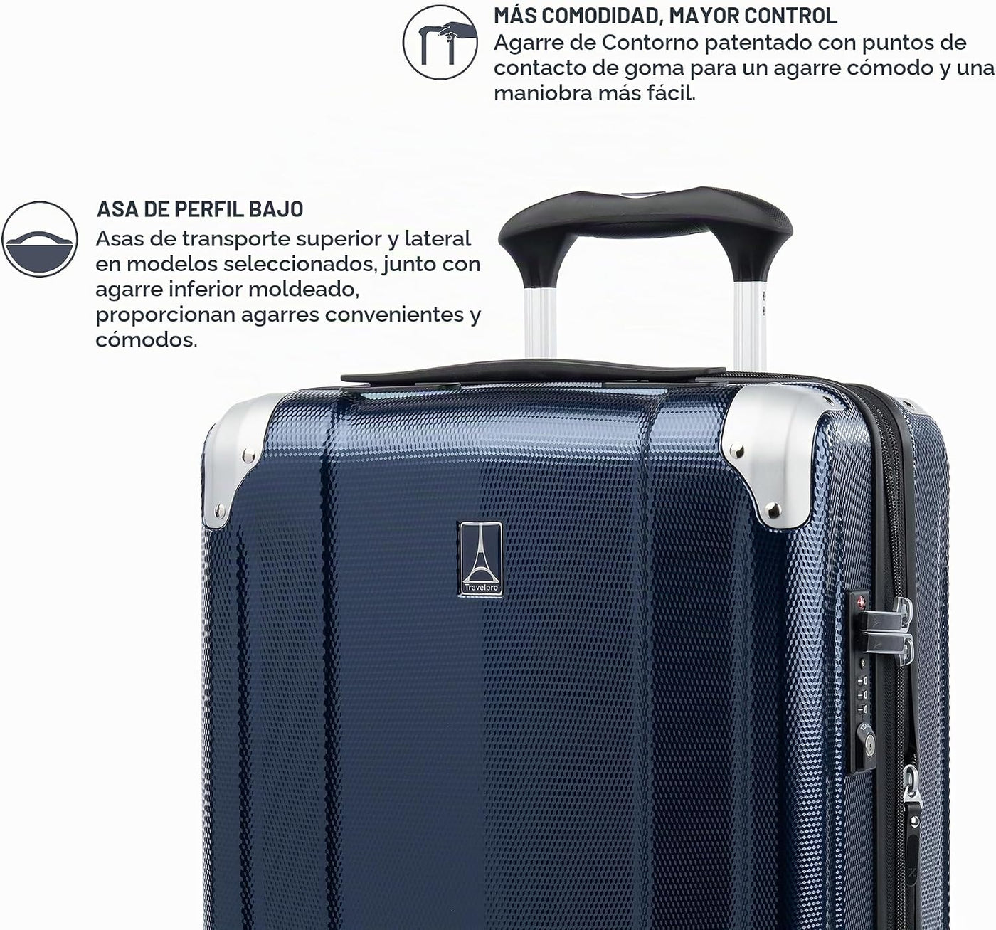 Travelpro Pathways 3 Maleta rígida expandible, 8 ruedas giratorias,...
