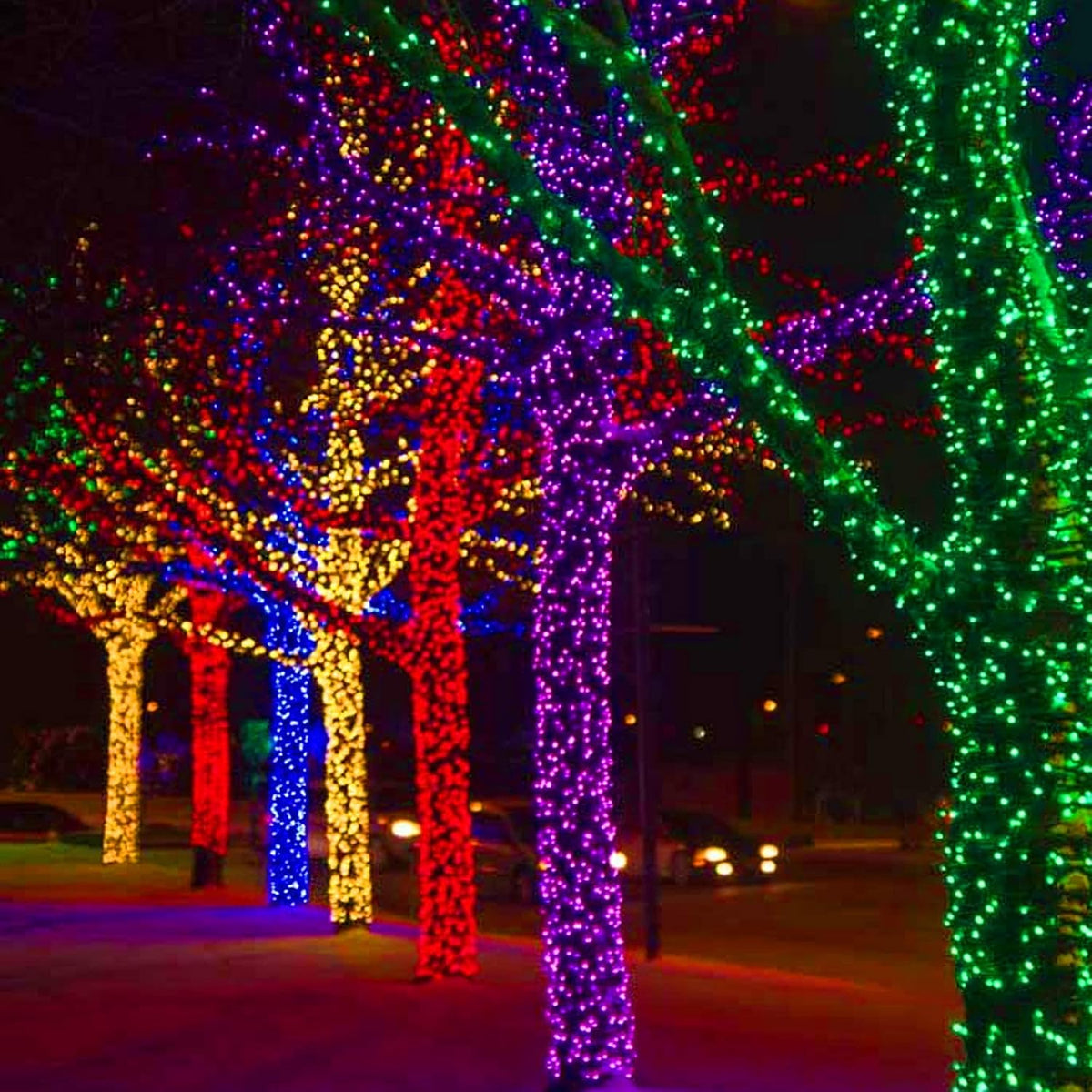 DAZZLE BRIGHT Luces de Cadena LED de Navidad de 300, Luces de Caden...