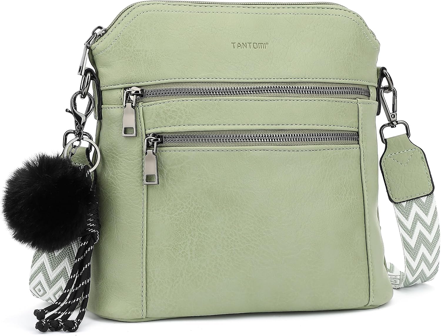 Bolso bandolera TANTOMI para mujer: bolso de mano de piel sintética
