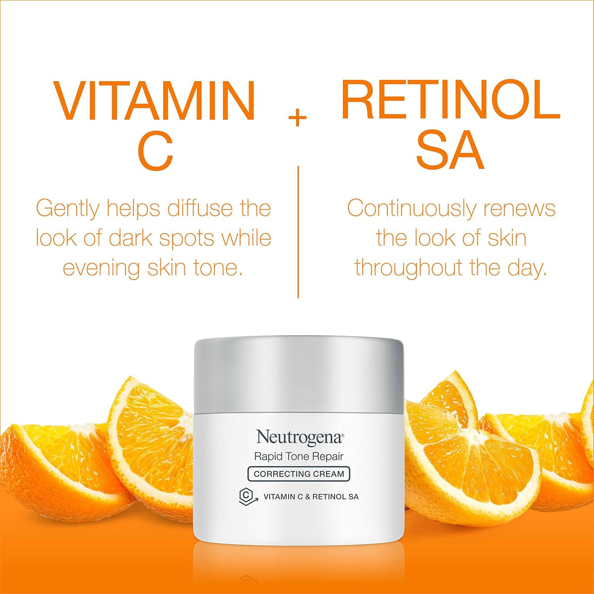 Neutrogena Rapid Tone Repair Retinol + Crema correctora de vitamina...