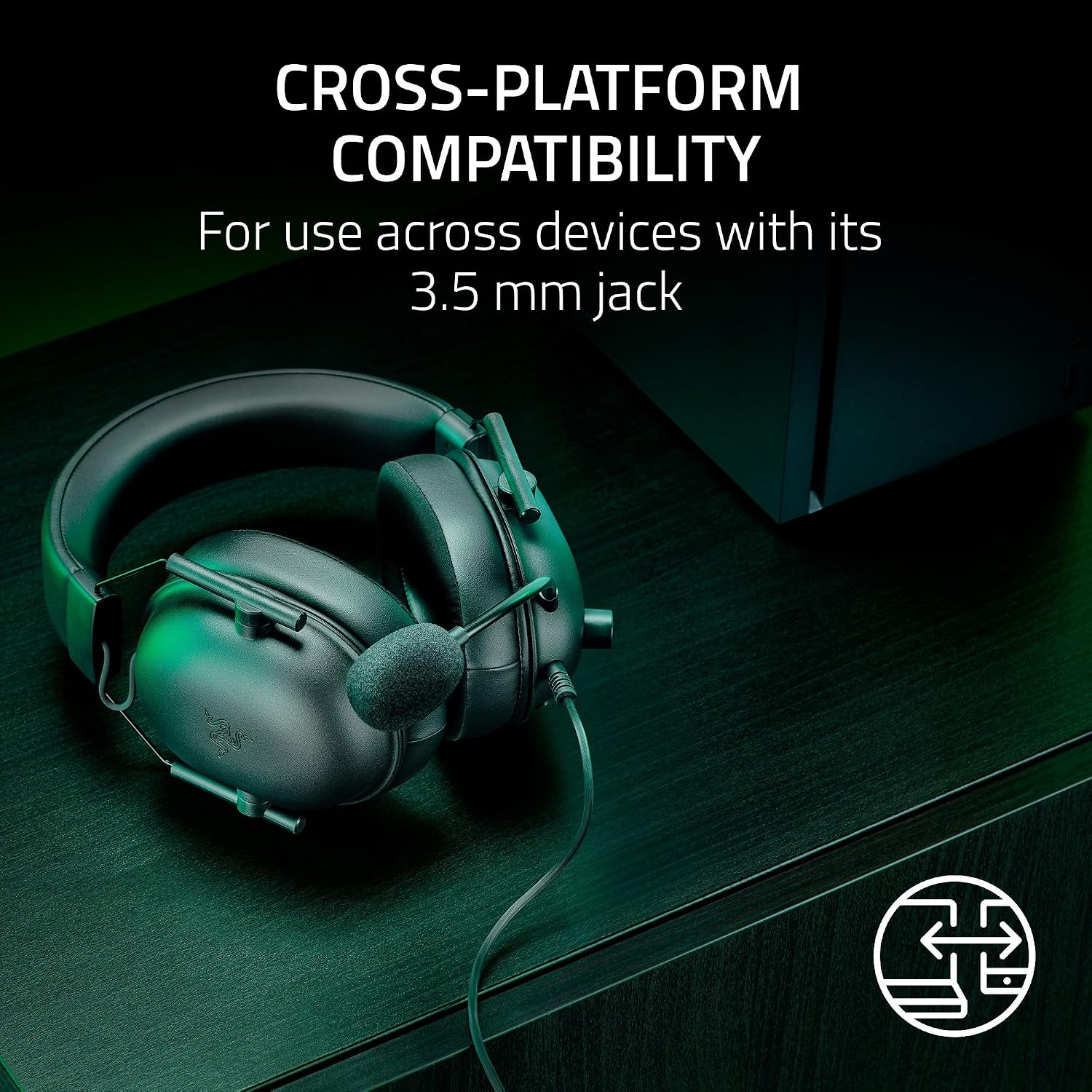 Auriculares para juegos Razer BlackShark V2 X Xbox, conector de aud...
