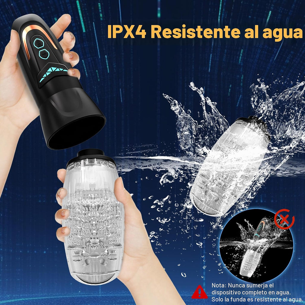 Masturbador automático masculino juguete sexual con 10 vibraciones,...
