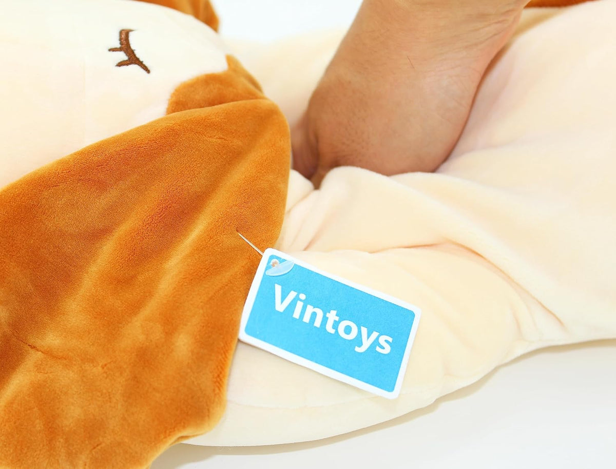 Vintoys - Almohada muy suave para abrazar a perro, grande, de peluc...