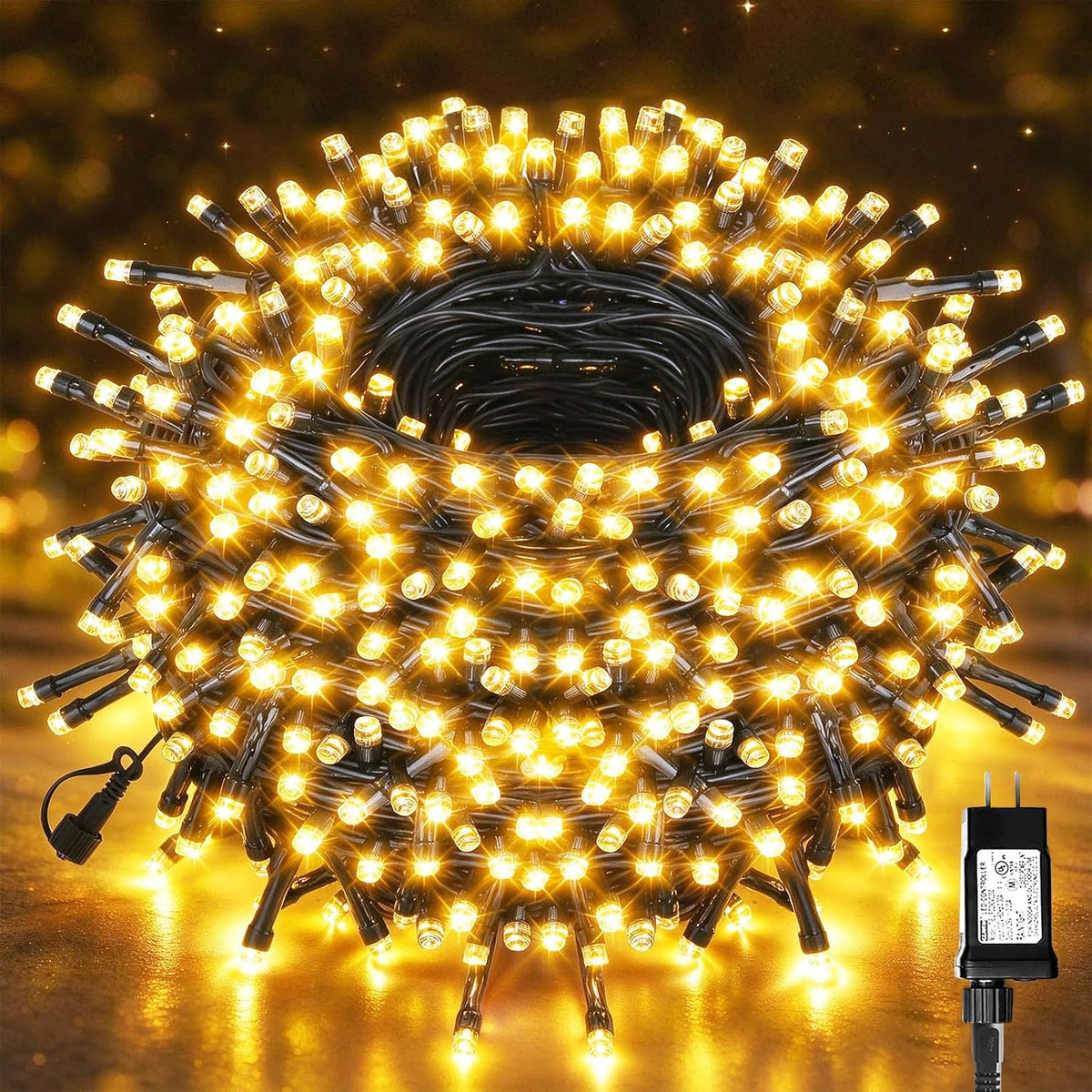 VTECHOLOGY Guirnalda de luces de Navidad para interiores y exterior...