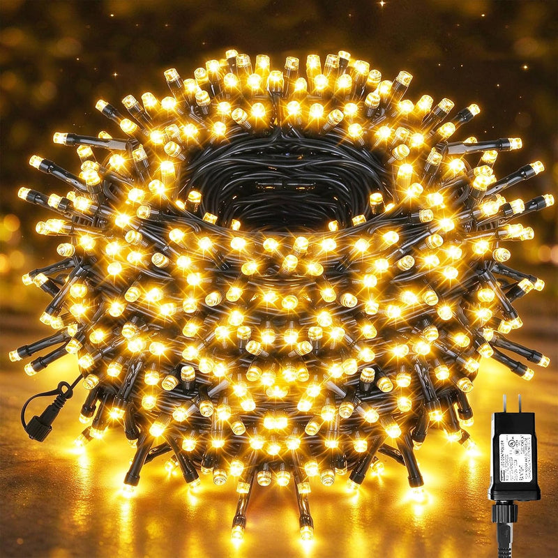 VTECHOLOGY: Cadena de 300 luces LED para árbol de Navidad de 105 pi...
