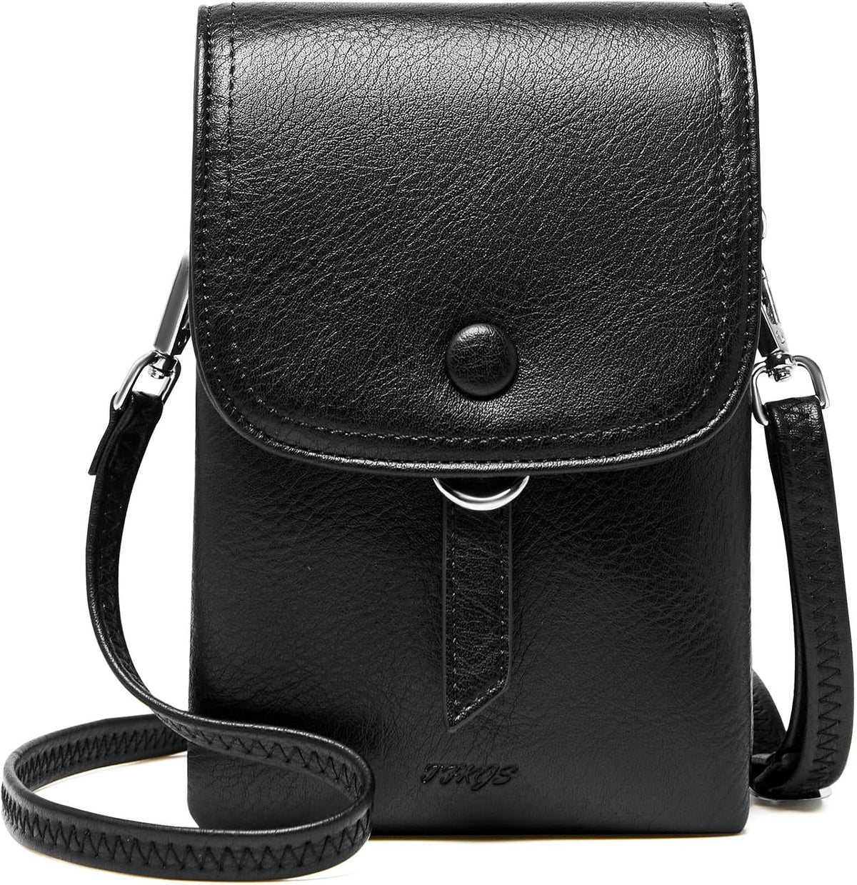 Bolsos cruzados pequeños para mujer, bolso de cuero suave para telé...