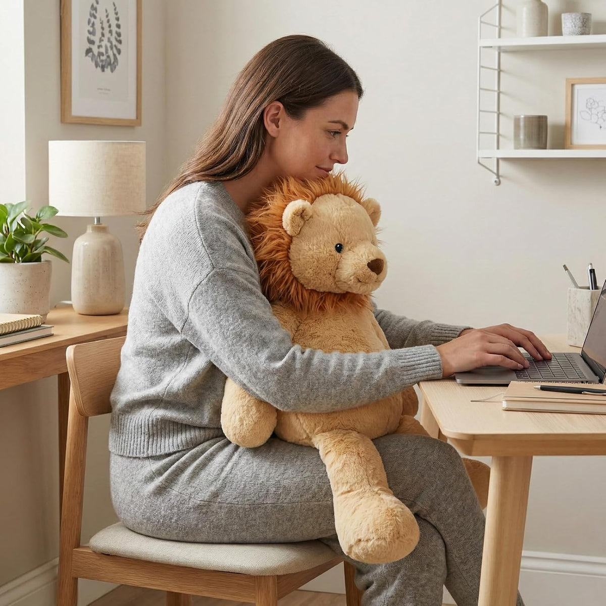 WEIGEDU Animal de peluche aderezable para ropa de niños de 3 a 6 me...