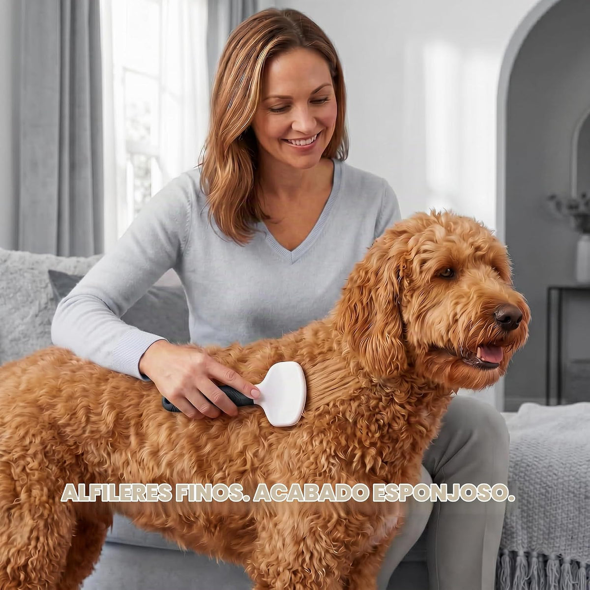 Poodle Pet Slicker Brush \u2013 Para perros, gatos y conejos \u2013...