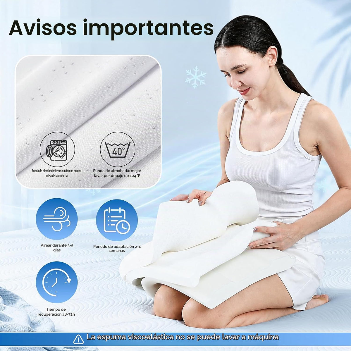 Elviros Almohada cervical de la cama de la almohada del cuello de l...