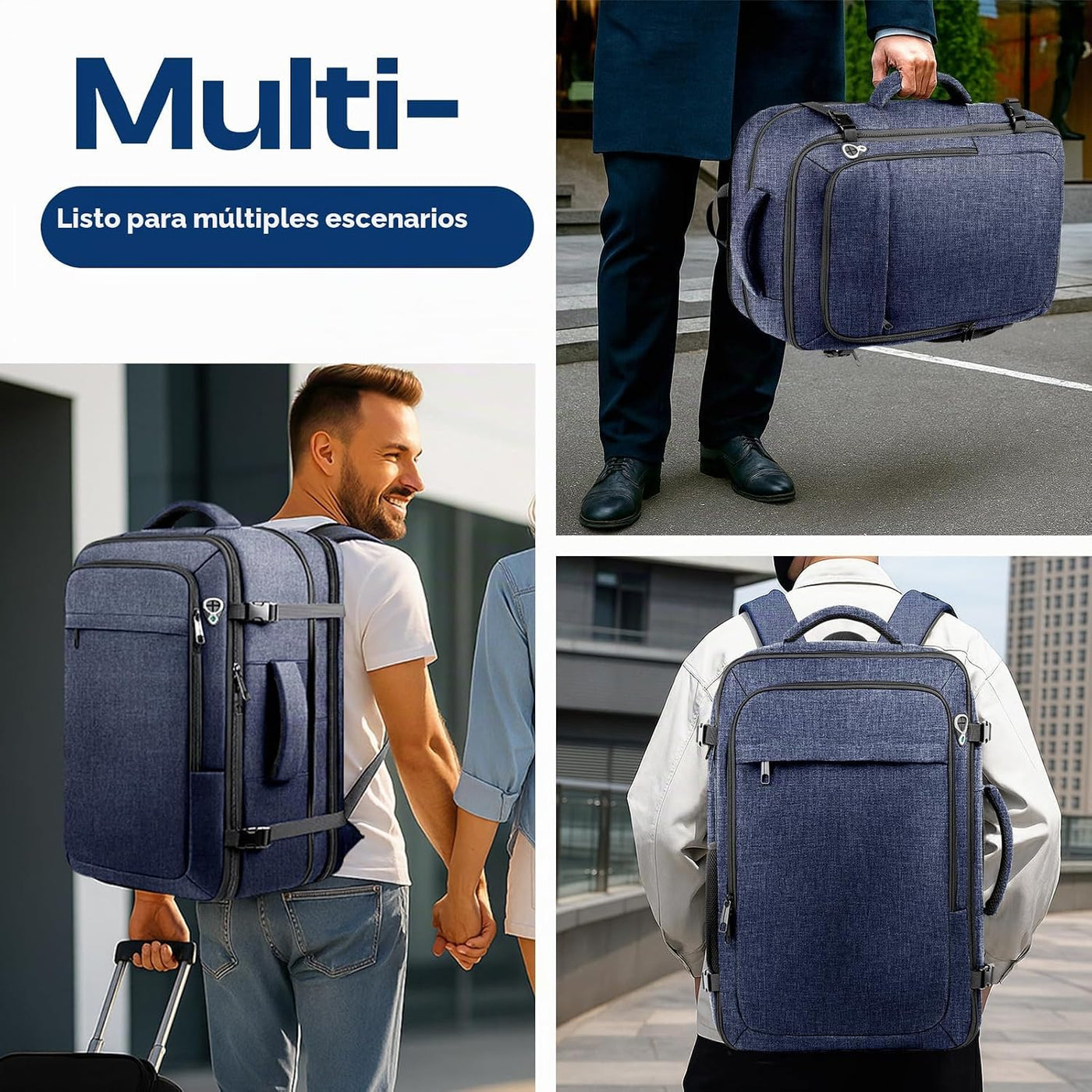 Sirmaeed Mochila de transporte, apta para viajes, se adapta a lapto...