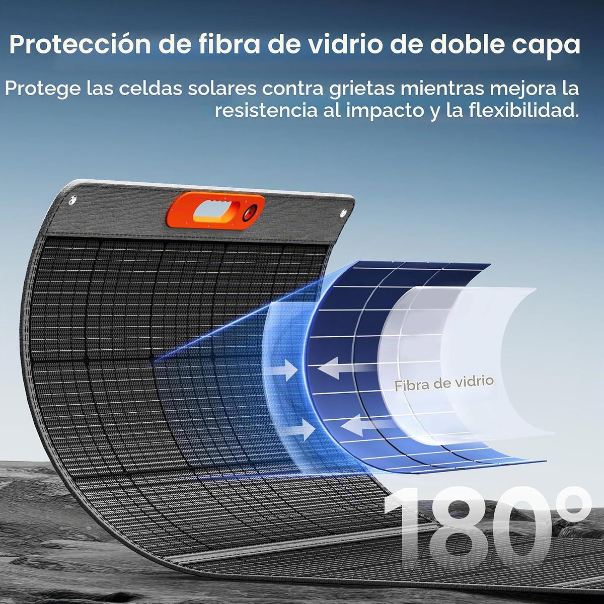 Panel solar portátil de 400W para estación de energía, cargador de...
