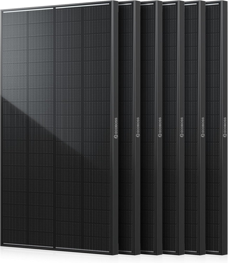 el panel solar de la certificación de 1200W TÜV, 6PC 200 vatios N-t...
