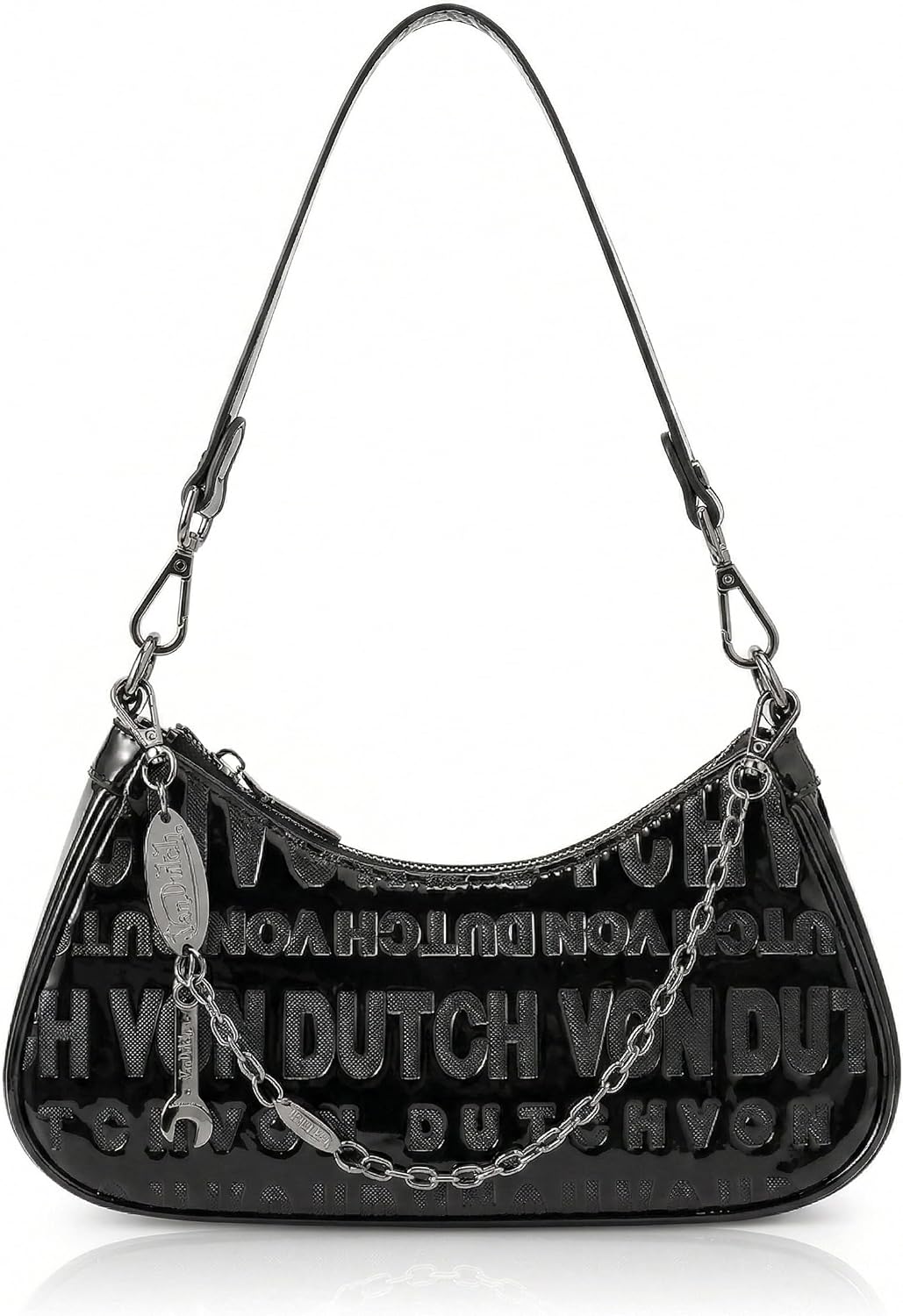Von Dutch Bolso de hombro pequeño para mujer, cuero vegano | Bolso...