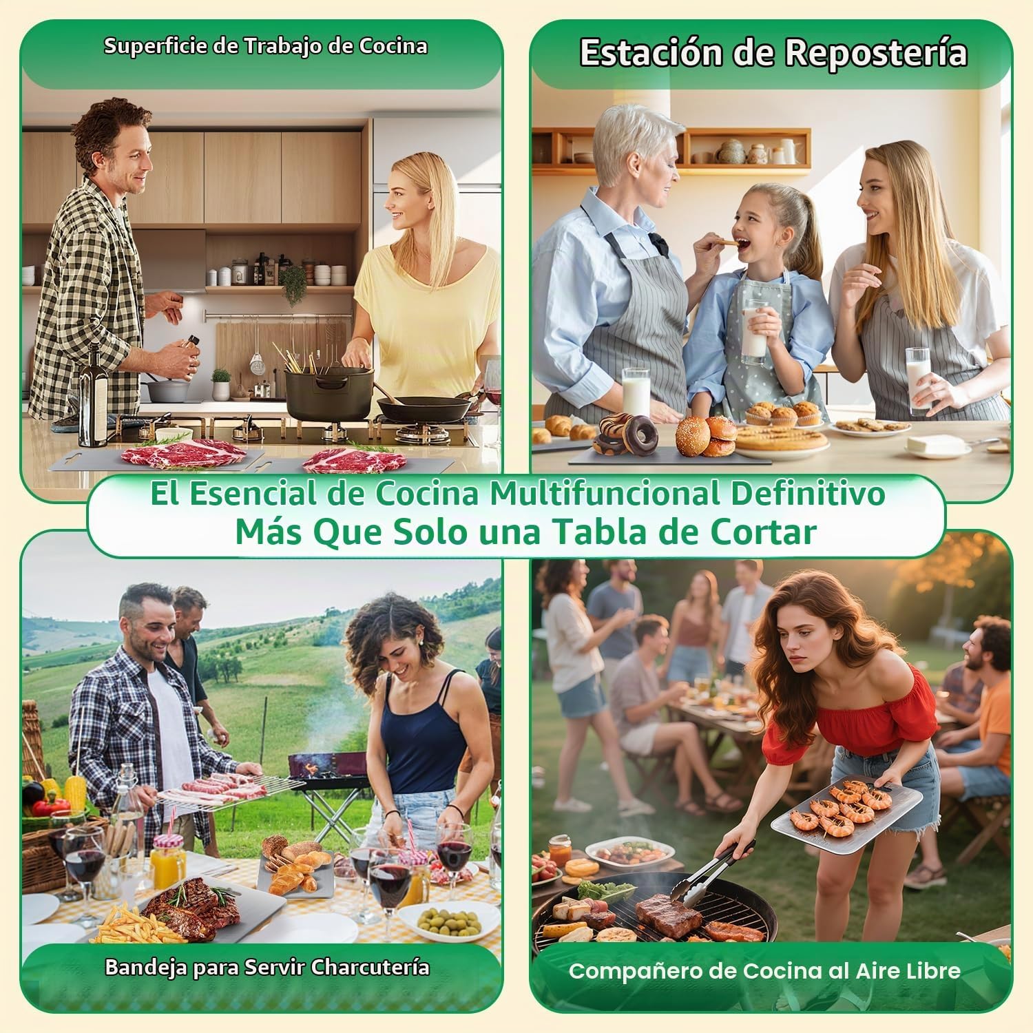 Tabla de Cortar de Titanio para Cocina, Tabla de Cortar de Titanio...
