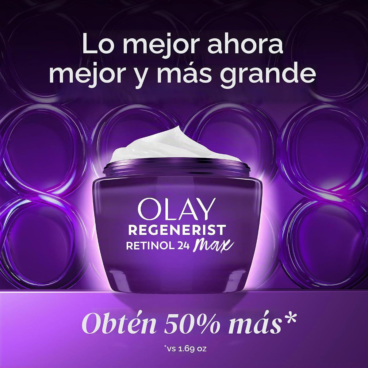 Olay Crema de noche de retinol para mujer, MAX, antienvejecimiento,...
