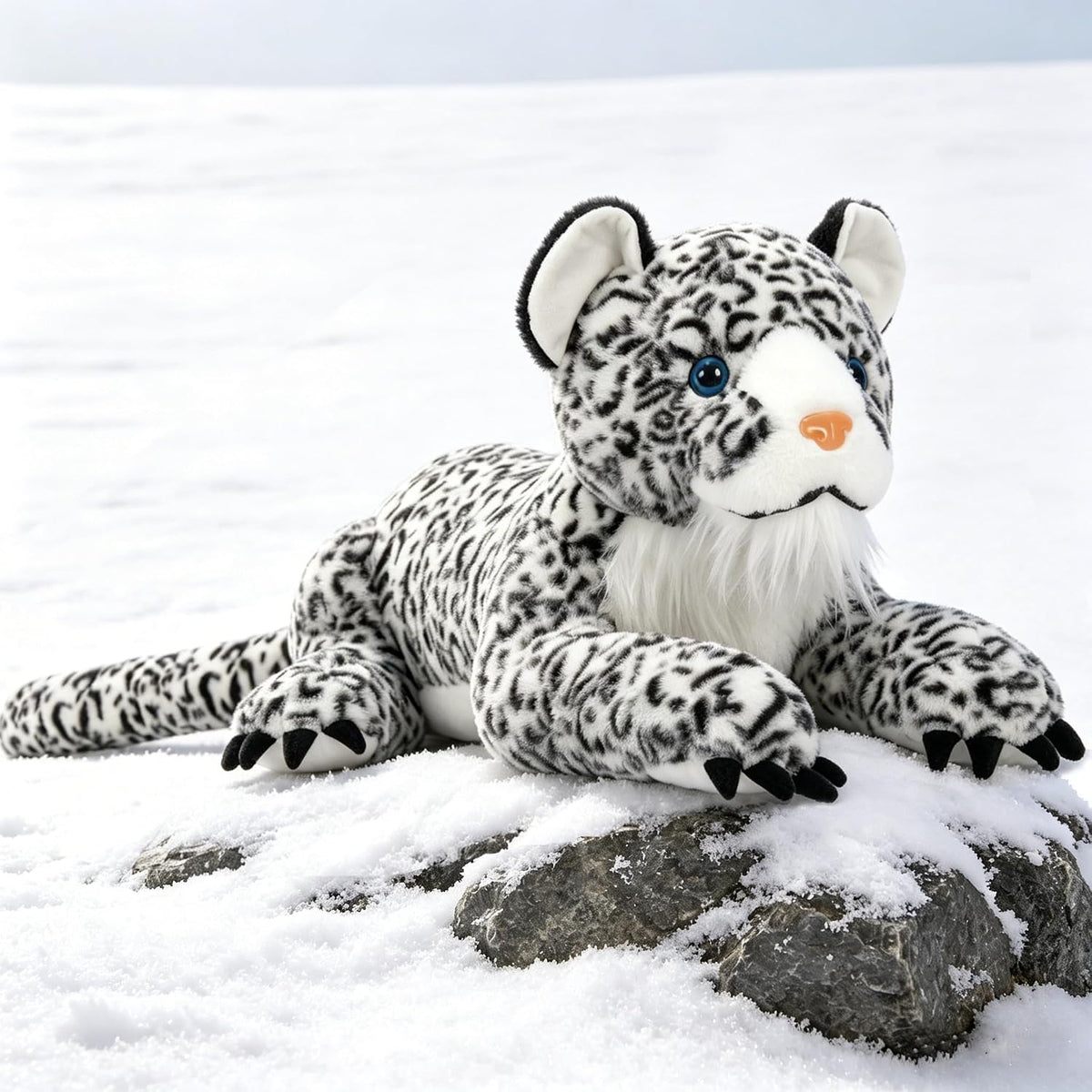MaoGoLan Almohada de Animal de Peluche Leopardo de las Nieves Gigan...