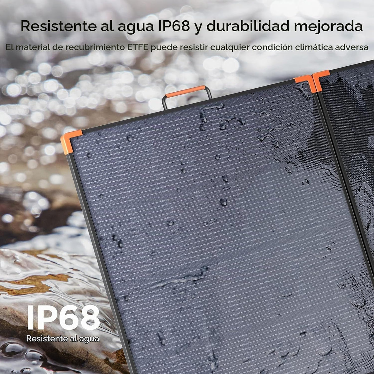 ZOUPW Panel solar portátil 180W tipo N 16BB para central eléctrica...