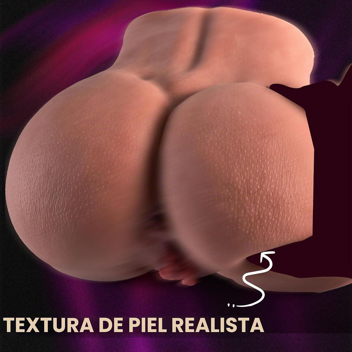 Masturbador masculino de trigo de 6.5 libras, muñeca sexual para ho...