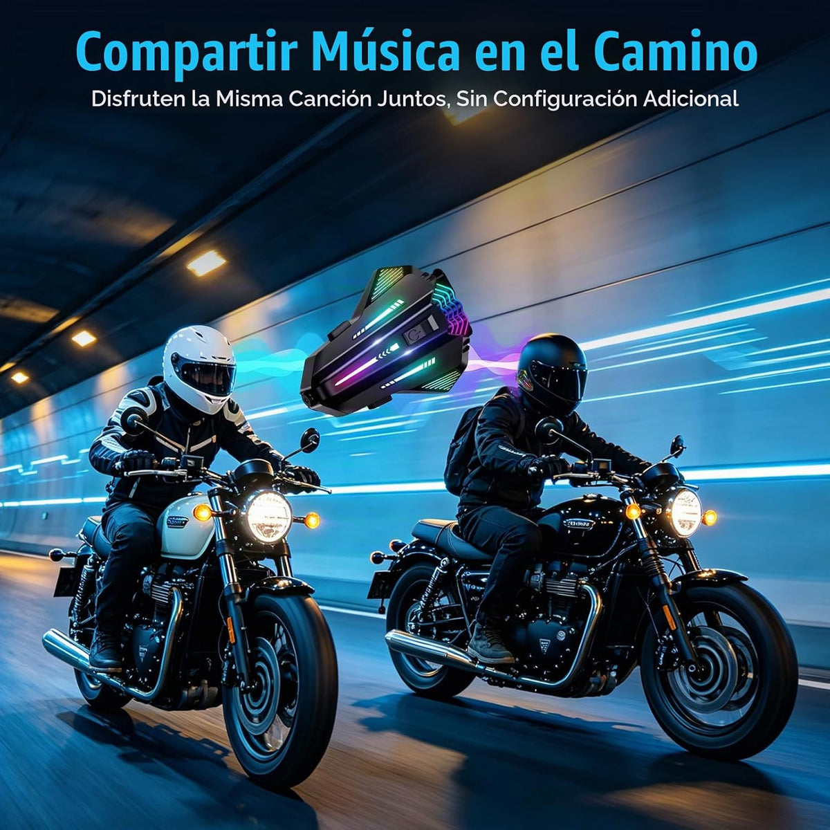 Auriculares Bluetooth para casco de motocicleta, altavoces de casco...