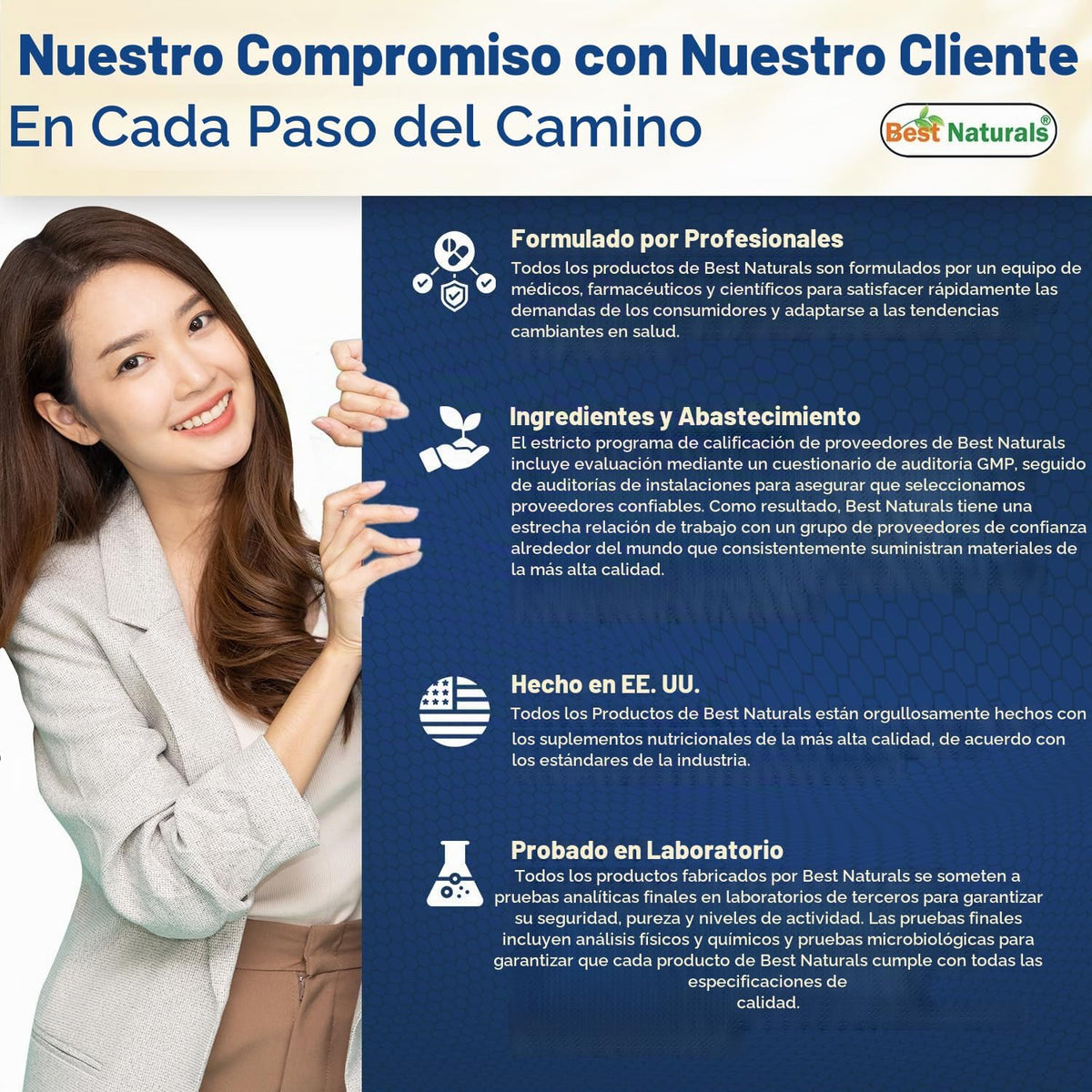 Best Naturals L-Carnitina 1000mg 60 tabletas (60 unidades (paquete...