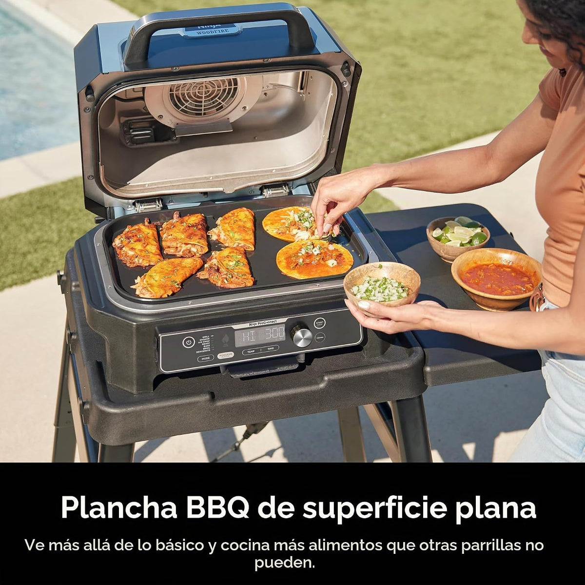 Ninja Woodfire XL - Placa de plancha para OG800\/OG900, cerámica |...