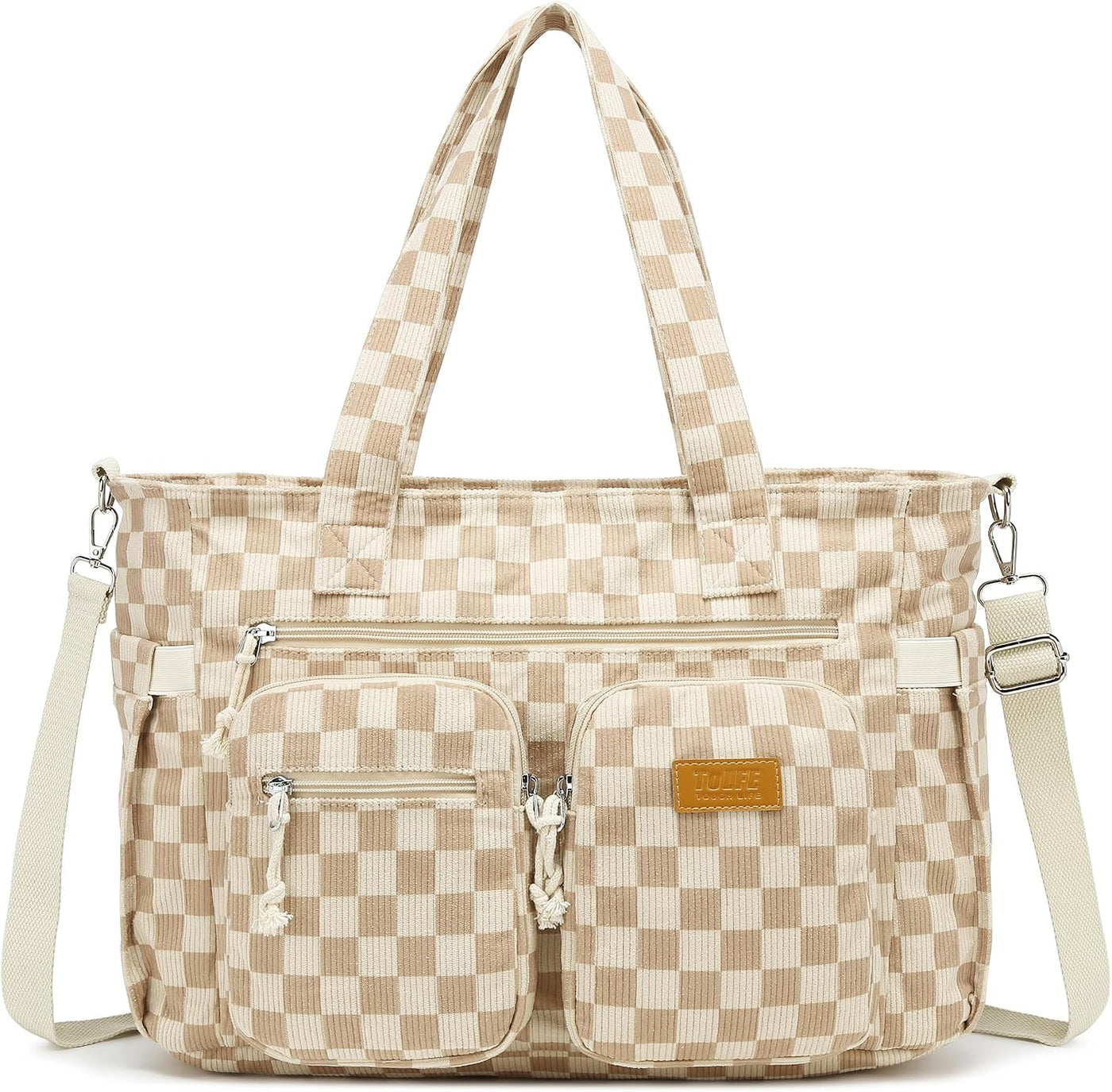 ToLFE Bolso de Mano con Asa Superior para Mujer, Bolso de Hombro, B...