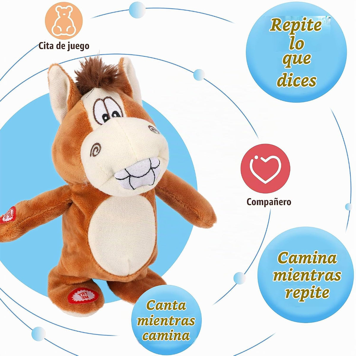 Hopearl - Burrito parlante y cantante, repite lo que dices caminand...