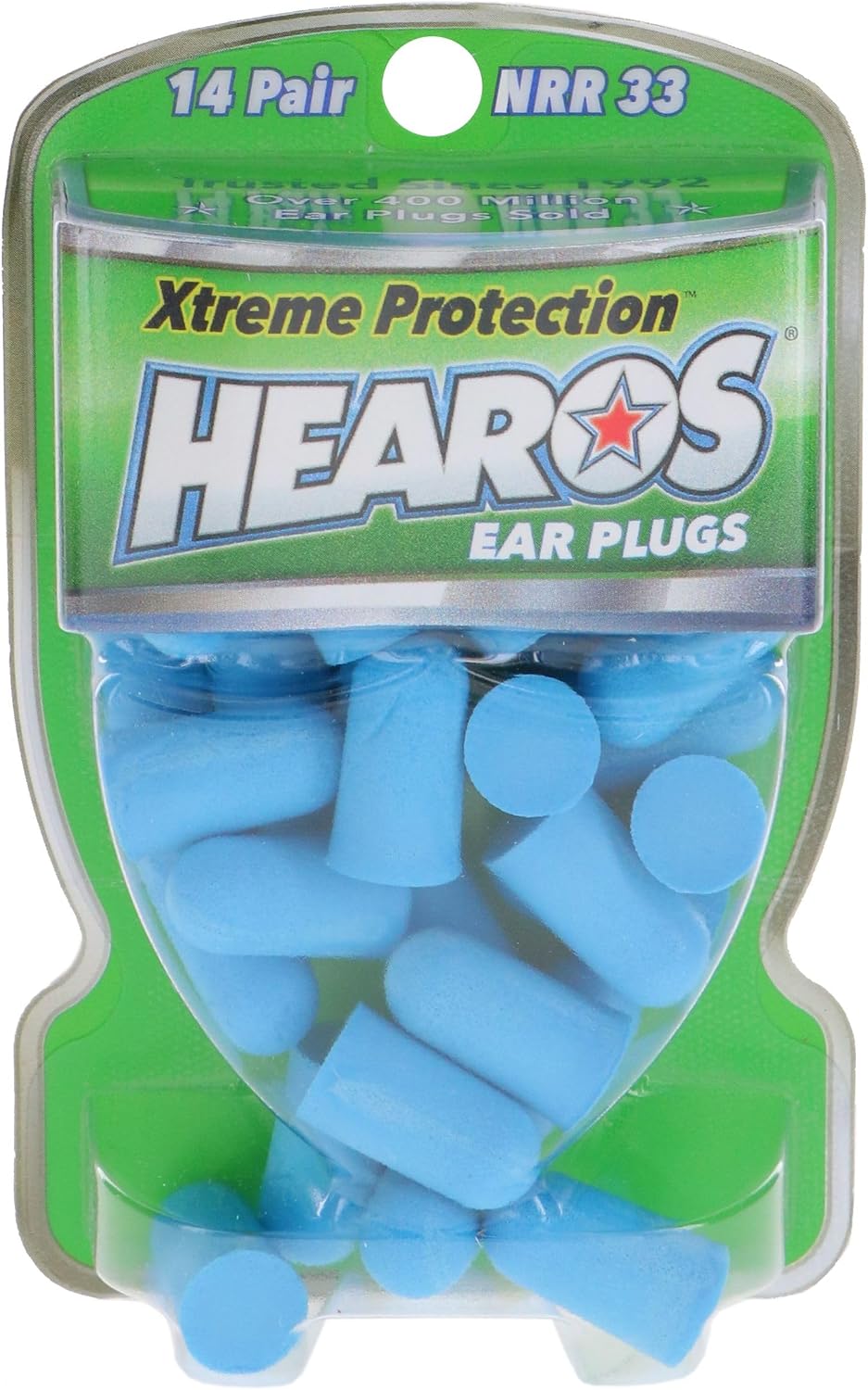 HEAROS Xtreme Protection - Tapones para los oídos, NRR 33, 14 pares...