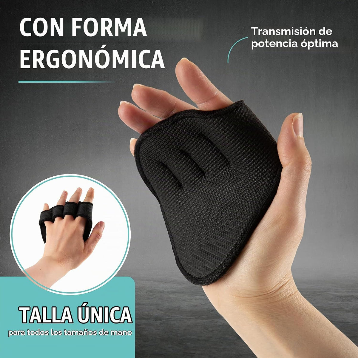 PULLUP &amp; DIP Almohadillas de Agarre de Neopreno Lifting Grips,...