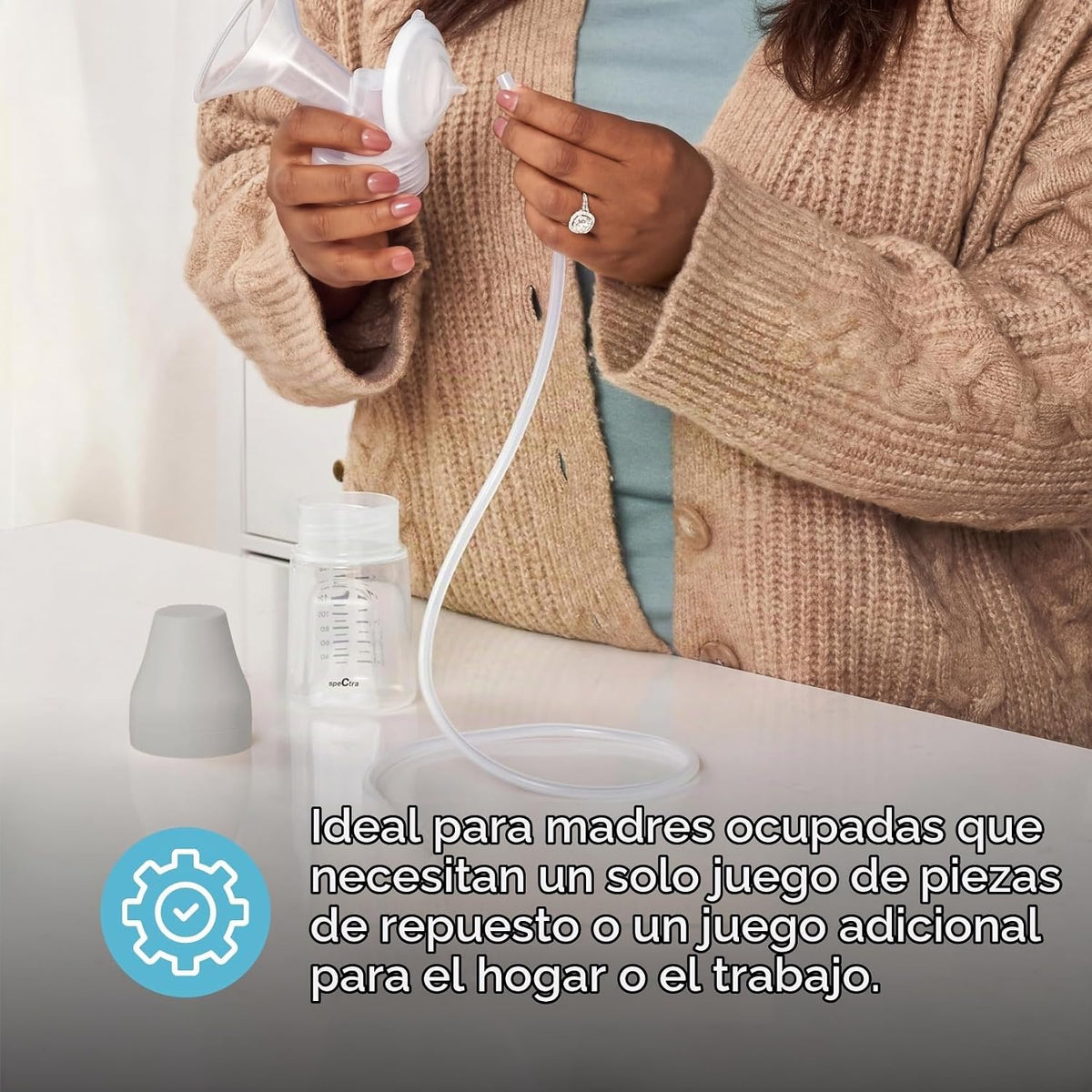 Spectra Baby Premium - Kit de accesorios para extractor de leche ma...