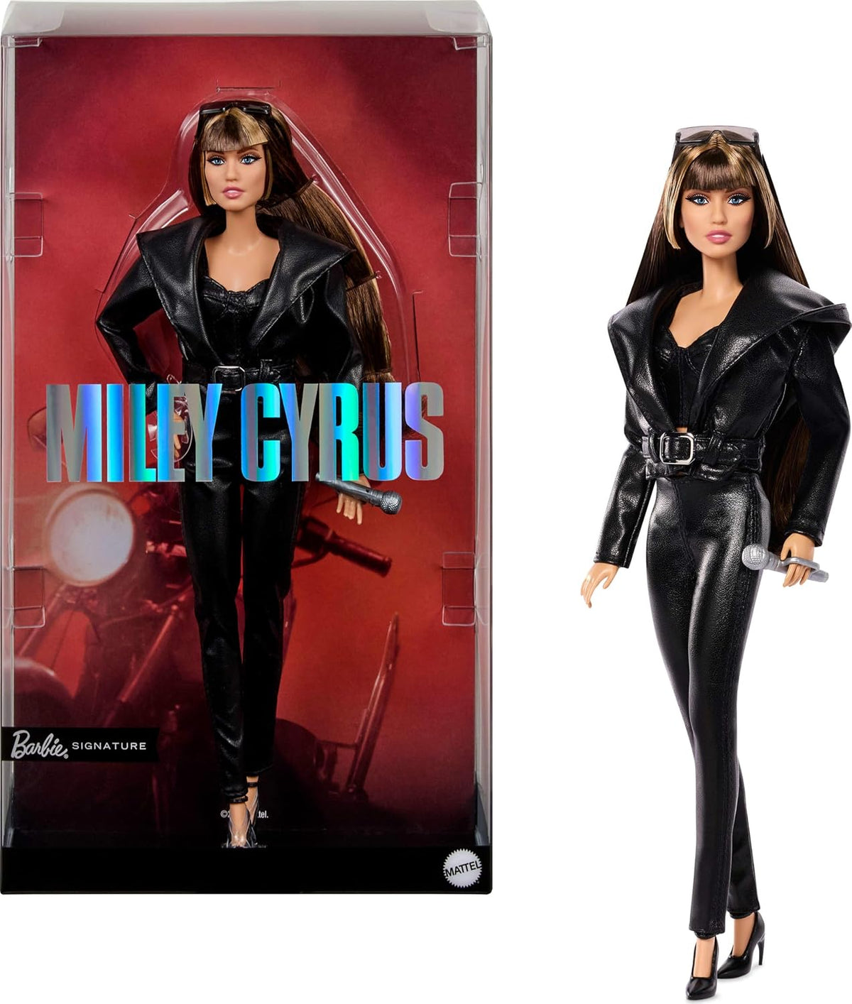 Barbie Muñeca distintiva, Miley Cyrus Posable coleccionable en piel...