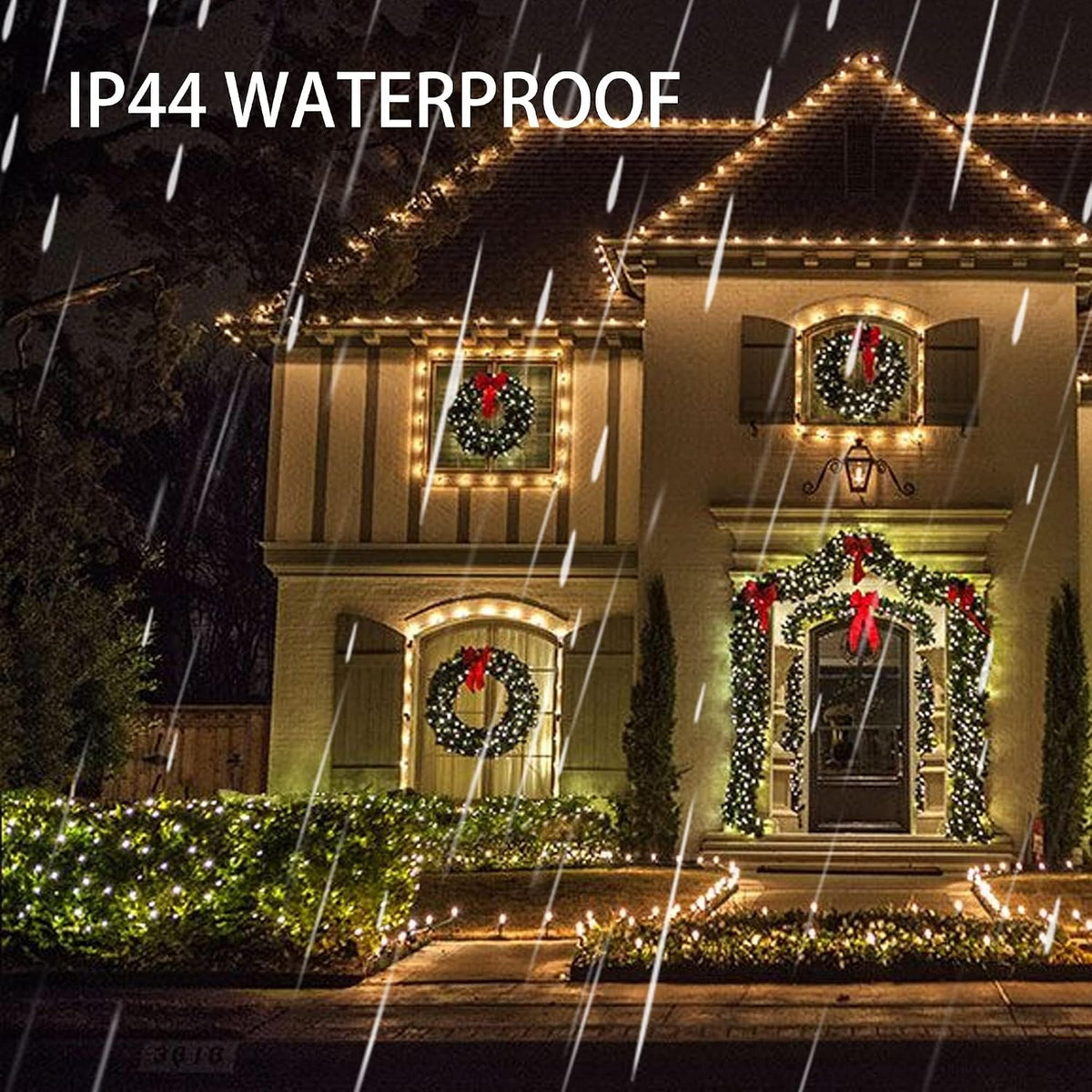 Dazzle Bright Guirnalda de 300 luces LED de Navidad, 100 pies, impe...